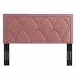 Modway Greta Performance Velvet King/California King Headboard in Dusty Rose