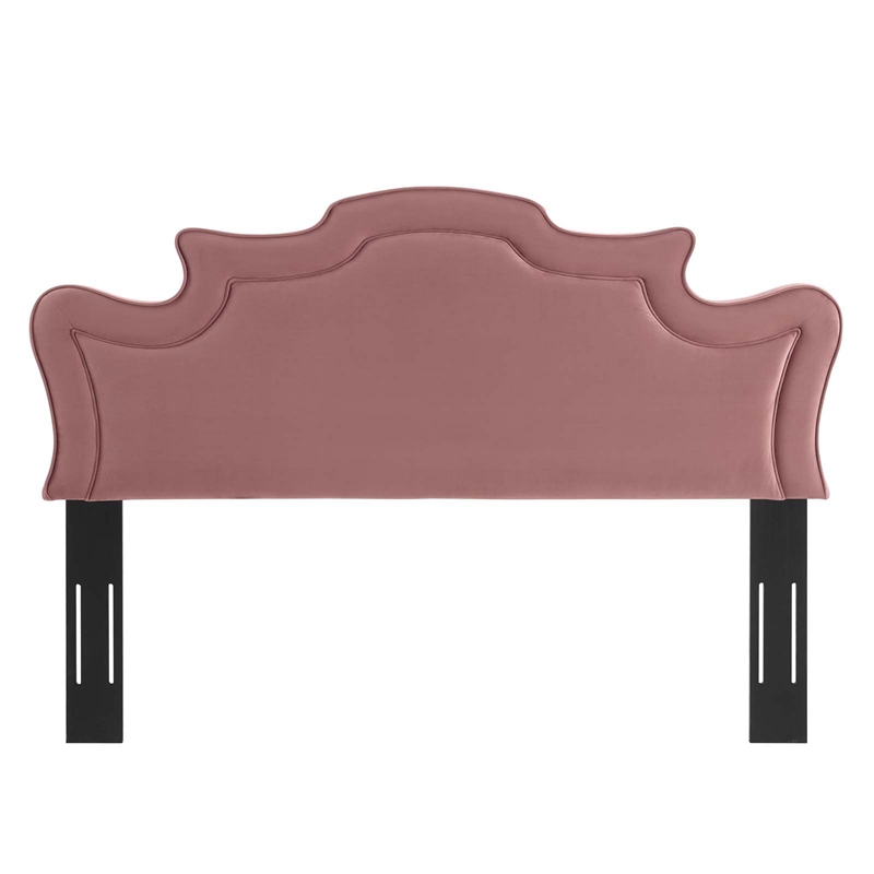 Modway Evangeline Performance Velvet King/California King Headboard - Dusty Rose