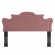Modway Evangeline Performance Velvet King/California King Headboard - Dusty Rose