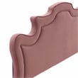 Modway Evangeline Performance Velvet King/California King Headboard - Dusty Rose
