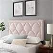 Modway Greta Performance Velvet King/California King Headboard in Pink