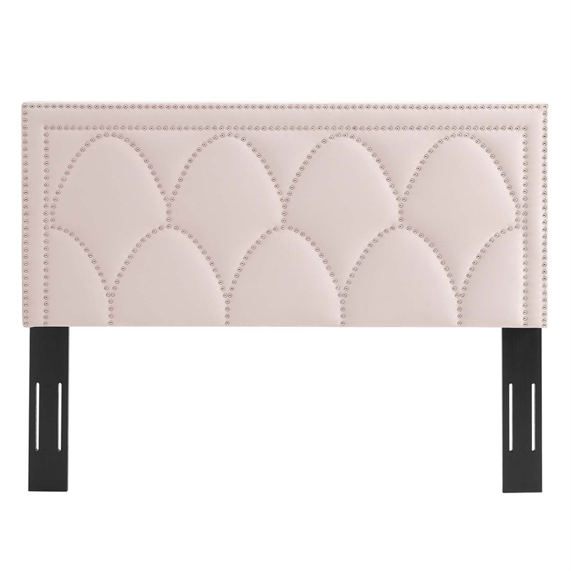 Modway Greta Performance Velvet King/California King Headboard in Pink
