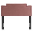 Modway Transfix Performance Velvet King/California King Headboard in Dusty Rose