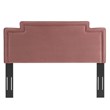 Modway Transfix Performance Velvet King/California King Headboard in Dusty Rose
