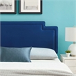 Modway Transfix Performance Velvet King/California King Headboard in Navy