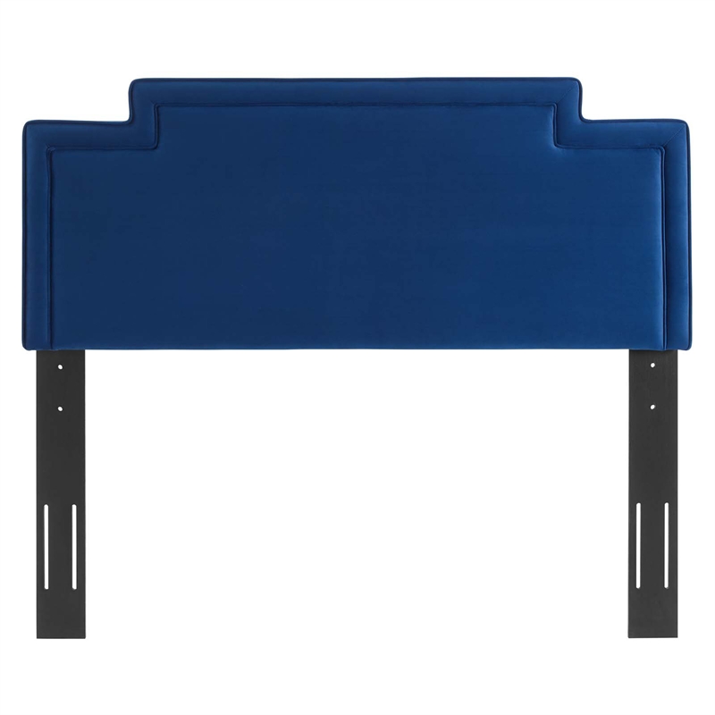 Modway Transfix Performance Velvet King/California King Headboard in Navy
