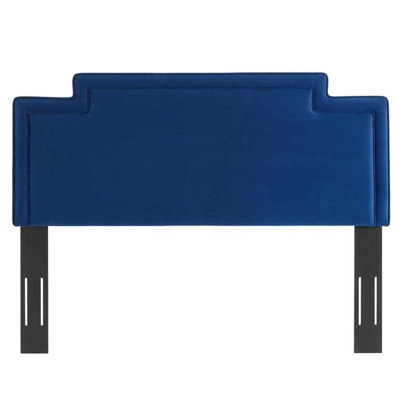 Modway Transfix Performance Velvet King/California King Headboard in Navy