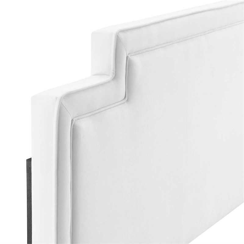 Modway Transfix Performance Velvet King/California King Headboard in White