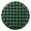 Modway Amour Modern Button Tufted Round Velvet Ottoman in Emerald Green