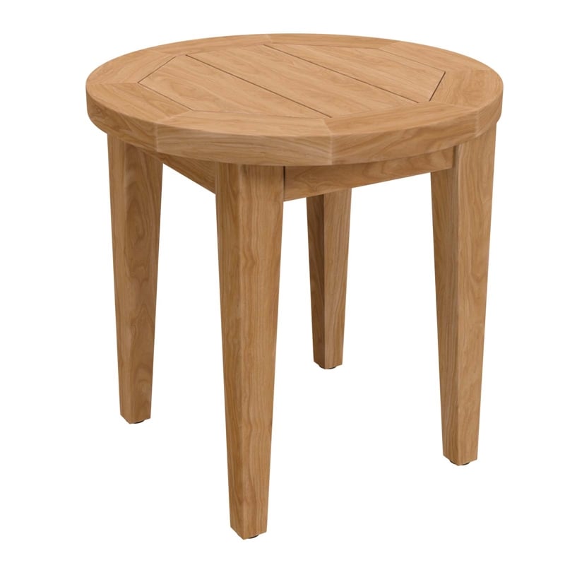 Modway Brisbane 6-Piece Teak Wood Outdoor Patio Set in Natural/Light Brown