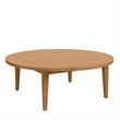 Modway Brisbane 3-Piece Teak Wood Outdoor Patio Set - Natural/White