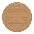 Modway Brisbane 3-Piece Teak Wood Outdoor Patio Set - Natural/White