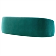 Modway Contessa Modern Performance Velvet & Foam Sofa in Teal Blue
