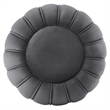 Modway Celebrate Modern Channel Tufted Performance Velvet Ottoman in Gray