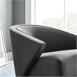 Modway Odyssey Modern Performance Velvet Armchair in Gray/Gold