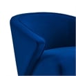 Modway Odyssey Modern Performance Velvet Armchair in Navy Blue