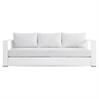 Modway Tahoe Modern Powder-Coated Aluminum/Fabric Outdoor Sofa in White