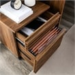 Modway Render Modern Wood and Plastic File Cabinet in Walnut