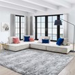Modway Saunter 4-Piece Modern Tufted Fabric Sectional Sofa in Beige