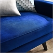 Modway Engage Modern Tufted Back Performance Velvet Loveseat in Navy