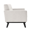 Modway Engage Modern Tufted Back Textured Fabric Loveseat in Ivory