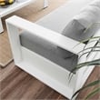 Modway Tahoe 2-Piece Fabric/Powder-Coated Aluminum Outdoor Set in Gray/White