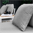 Modway Stance 3-Piece Modern Fabric/Aluminum Outdoor Set in Gray