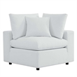 Modway Commix Modern Fabric Upholstered Outdoor Loveseat in White
