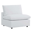 Modway Commix 4-Piece Modern Fabric Upholstered Patio Sectional Sofa in White