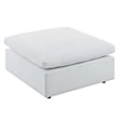 Modway Commix 4-Piece Modern Fabric Upholstered Patio Sectional Sofa in White