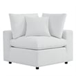 Modway Commix 5-Piece Fabric Upholstered Outdoor Sectional Sofa in White