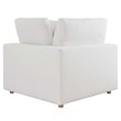 Modway Commix 8-Piece Fabric Down Filled Sectional Sofa in Pure White