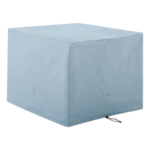 Modway Conway 33&quotx37.5&quot Stainless Steel and Fabric Patio Furniture Cover in Gray