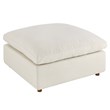 Modway Commix 6-Piece Fabric Down Filled Sectional Sofa in Light Beige