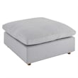 Modway Commix 6-Piece Fabric Down Filled Sectional Sofa in Light Gray
