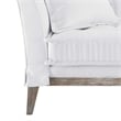 Modway Rowan Modern Fabric and Rubber Wood Sofa in White Finish