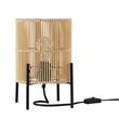 Modway Casen 1-Light Modern Bamboo/Metal Table Lamp in Natural
