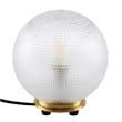 Modway Destiny 1-Light Modern Glass Table Lamp in Satin Brass