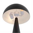 Modway Selena 2 Lights Modern Metal Table Lamp in Black Finish