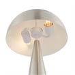 Modway Selena 2 Lights Modern Metal Table Lamp in Satin Nickel
