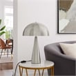 Modway Selena 2 Lights Modern Metal Table Lamp in Satin Nickel