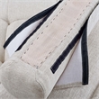 Modway Saunter Modern Tufted Fabric and Wood Armless Chair in Beige