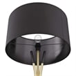 Modway Audrey 1-Light Modern Metal Standing Floor Lamp in Black