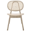 Modway Malina Modern Solid Elm Wood Dining Side Chair in Gray (Set of 2)