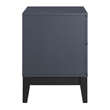 Modway Dakota Modern MDF Wood and Rubberwood Nightstand in Blue