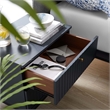Modway Dakota Modern MDF Wood and Rubberwood Nightstand in Blue
