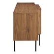Modway Telluride Modern MDF Wood and Iron Sideboard in Walnut