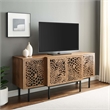 Modway Yosemite Modern MDF Wood and Iron Sideboard in Walnut