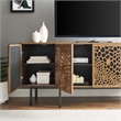 Modway Yosemite Modern MDF Wood and Iron Sideboard in Walnut