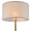 Modway Natalie 1-Light Modern Wood Tripod Floor Lamp in White/Natural